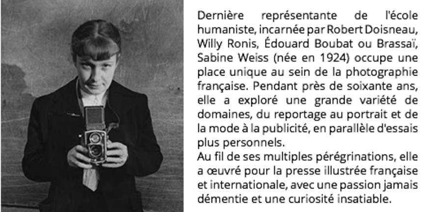 Focus sur Sabine Weiss content media