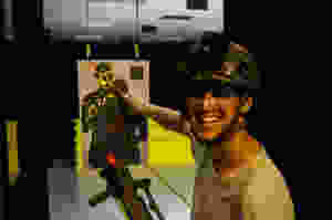Eu mostrando os 3 kills que fiz no refém kkk