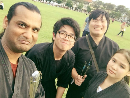 Taking out the trash on Bon Odori