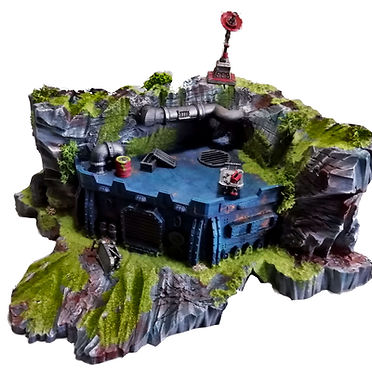 40k corner fort A sample Mystic Pigeon Gaming