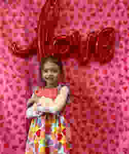 early intervention student poses for picture