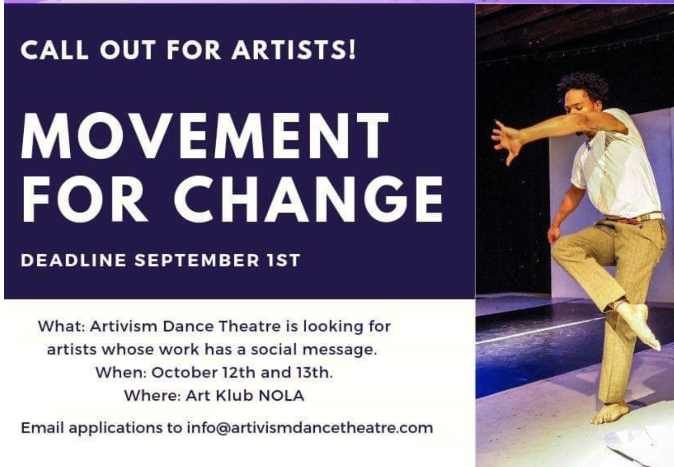Artivism Open Call content media