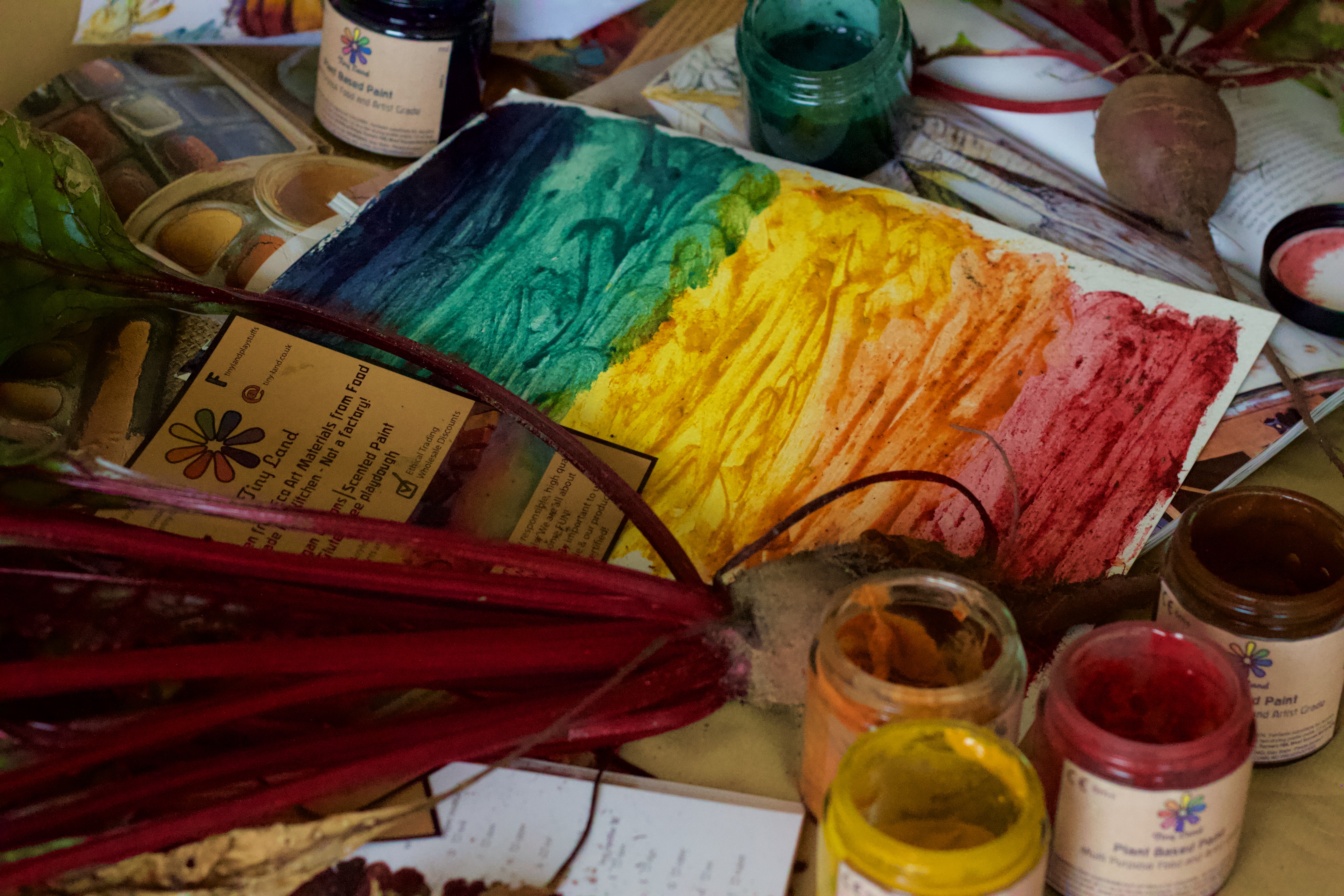Beautiful Organic Paints content media