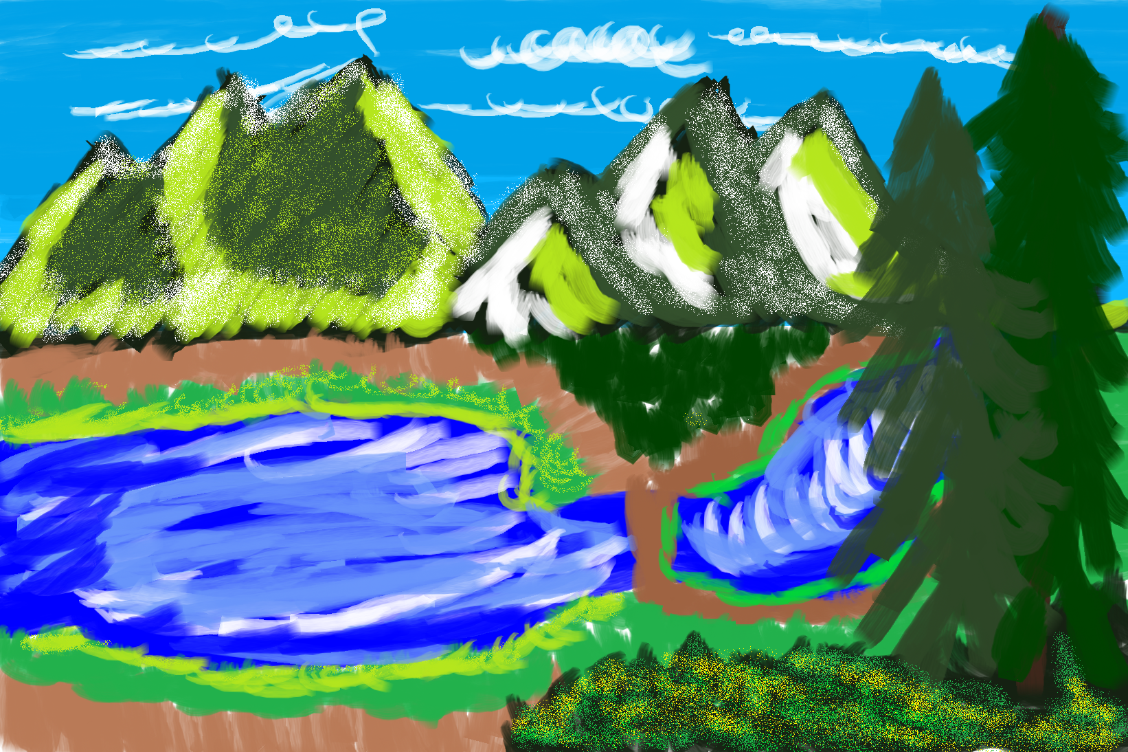 M.S. Paintings - October 2021 - Lake at Erie content media