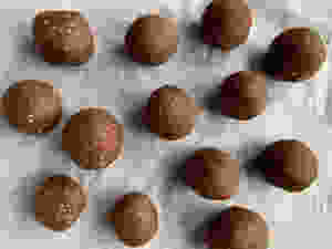 Chocolate ginger biscuit dough - vegan and gluten free