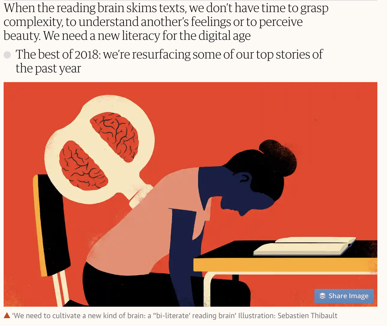 September 2021 - Skim reading is the new normal content media