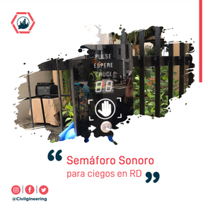Semáforo Sonoro para Ciegos en RD