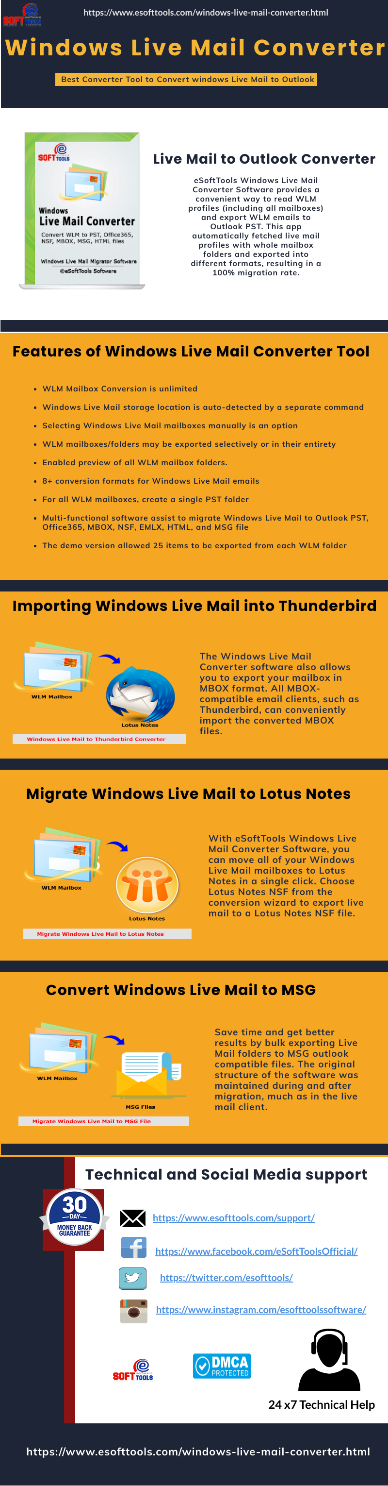 Export Windows Live Mail to Outlook content media