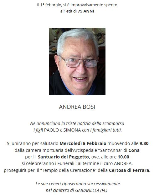 Ciao Andrea... :-( content media