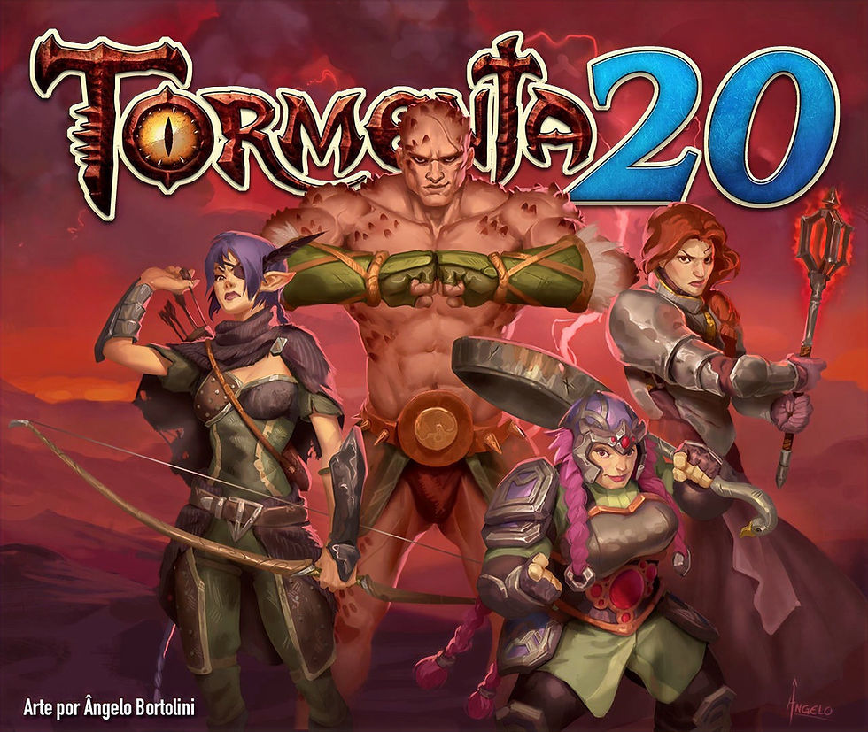 A experiência de construir uma ficha em Tormenta20