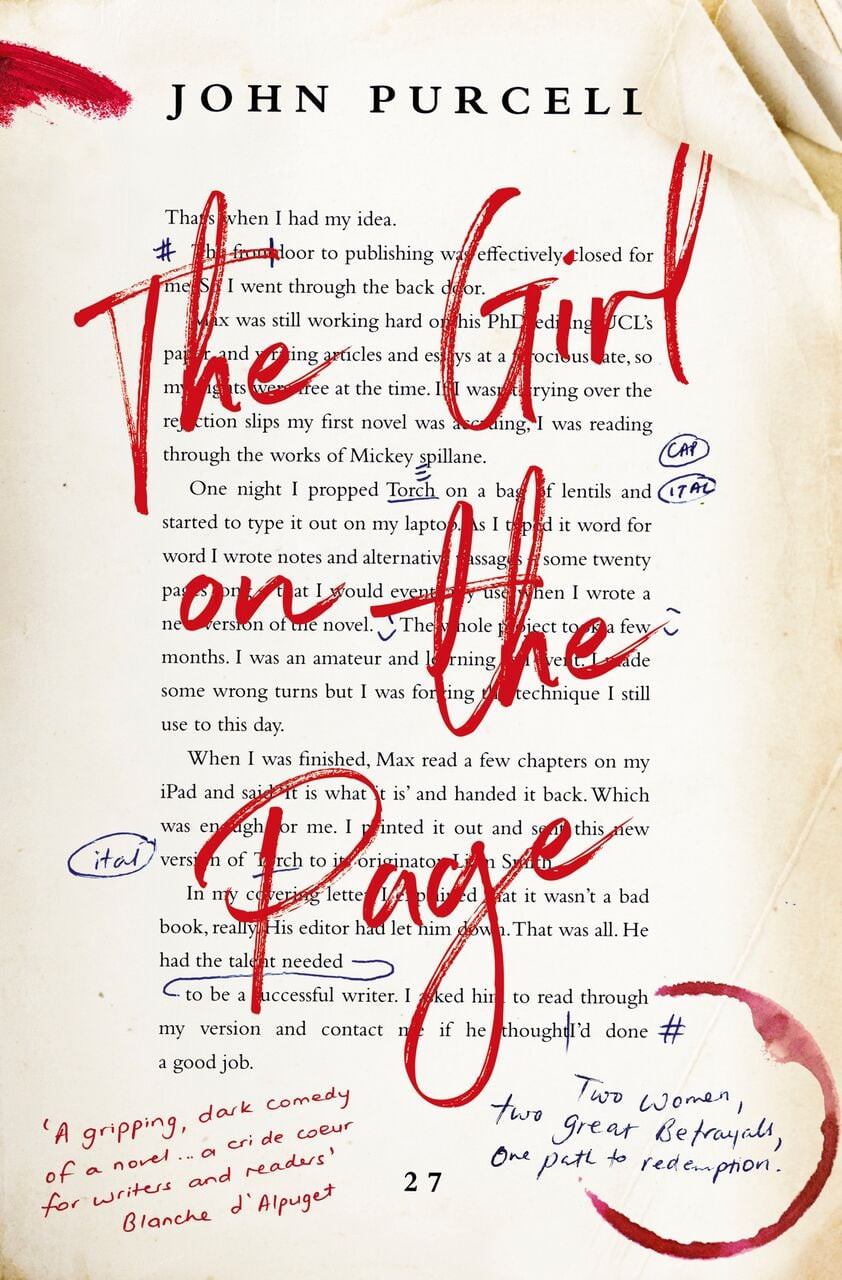 Girl on the Page by John Purcell