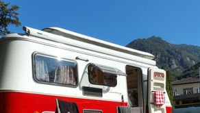 Schweiz- Campingplatz Bellinzona.