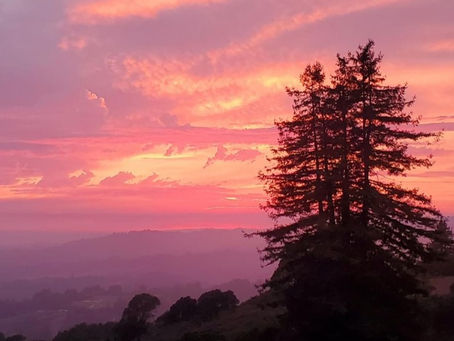 Sunset View from Mt. Madonna