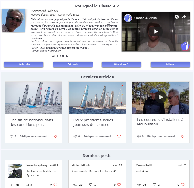 Nouvelle page d’accueil site AFCCA