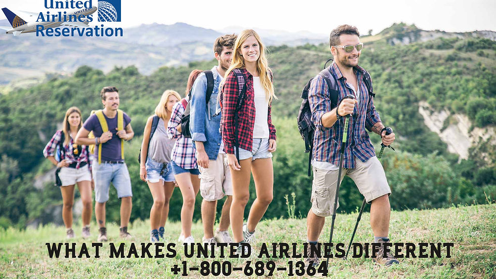 WHAT MAKES UNITED AIRLINES DIFFERENT