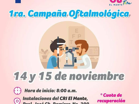 1ra. campaña oftalmologica