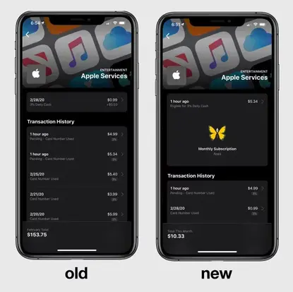 Interface of Apple Wallet App to be Updated with iOS 13.4
