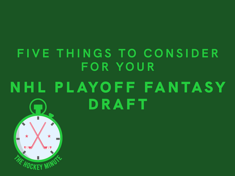 NHL Fantasy - Five Things To Consider