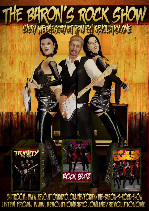 BRS 422 GLAM ROCK & LEG GUITARS promo for Revolution Radio Online
