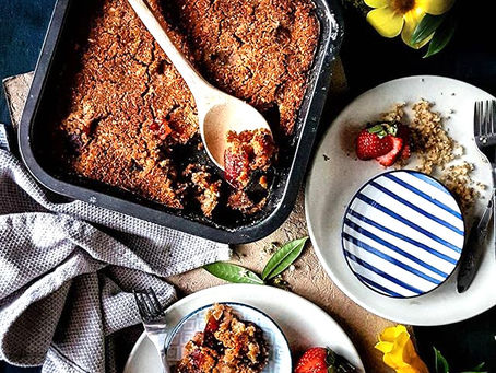 Gluten Free and Vegan Boozy Plum Tart