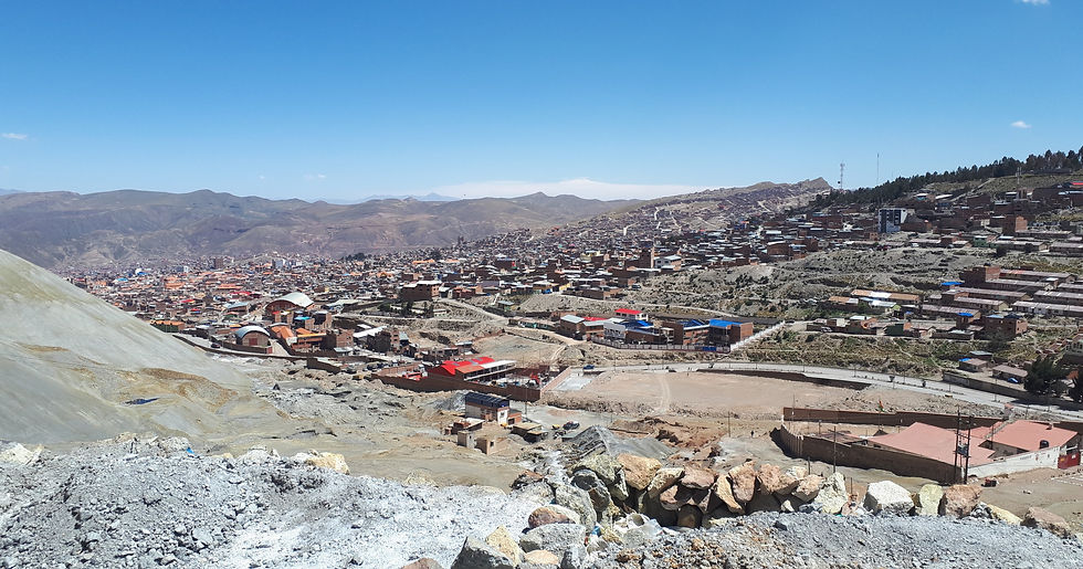 El Otro Viajero Bolivia Potosí Mina ciudad panorama
