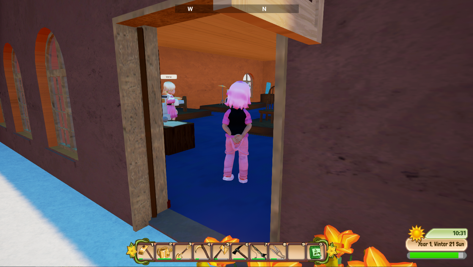My character couldn't move after entering Furniture Store content media
