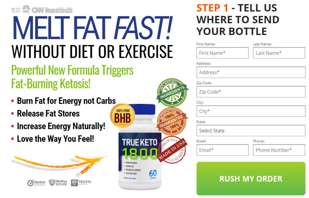 True Keto 1800 Reviews: Helps The Body Live In Ketosis content media