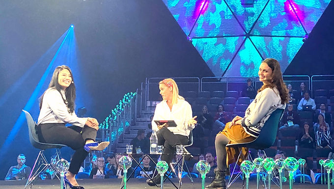 American woman preached about sexual "de-education" during Slush