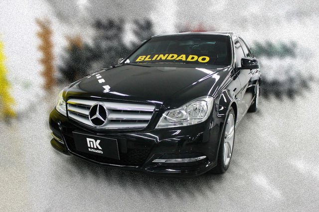 Mercedes-Benz C180 Blindado | Blindagem Nível 3A Vangard | Vidros Fanavid |