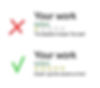 The bad and the good feedback