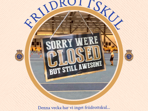 Inget friidrottskul i helgen (2/11)