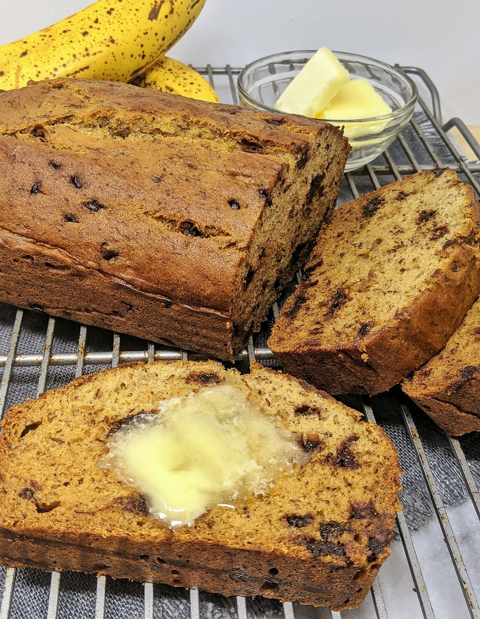 Banana Bread - Top 8 Free, Gluten-Free, Nut-Free, Dairy-Free, Egg-Free