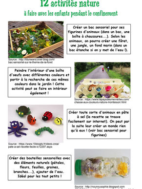12 activités nature avec votre tout-petit 