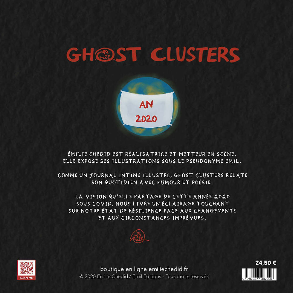 GHOST CLUSTERS, le livre illustré