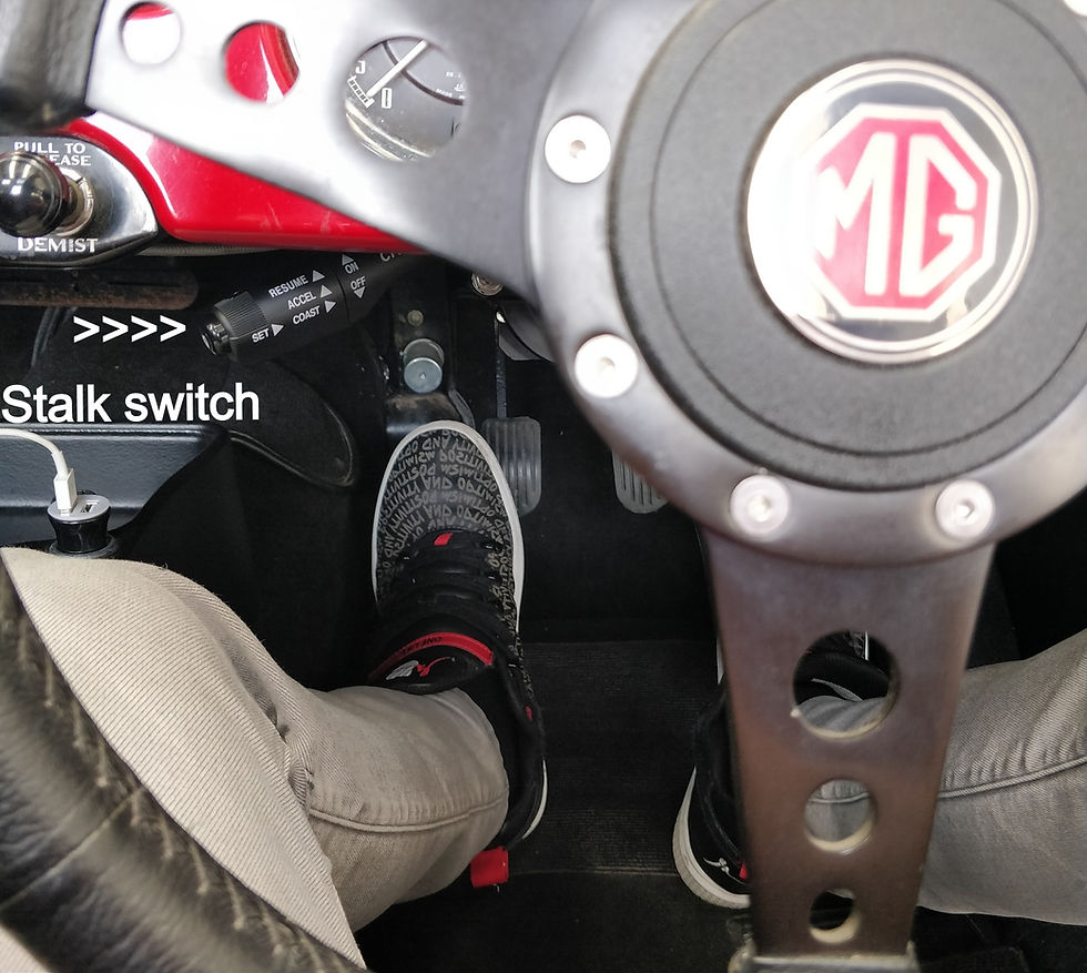 Aftermarket Cruise Control for Classic Car MG 1600