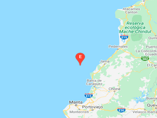 Sismo de 4.14 en las costas de Manabí