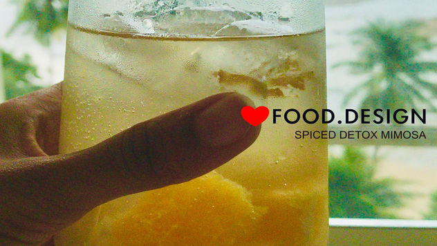 MIMOSA-INSPIRED SPICED DETOX DRINK