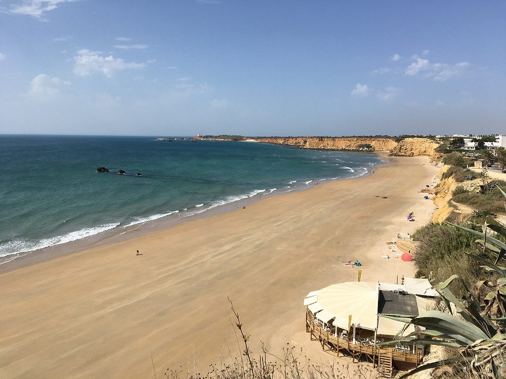 Beach and cliffs north of Conil
