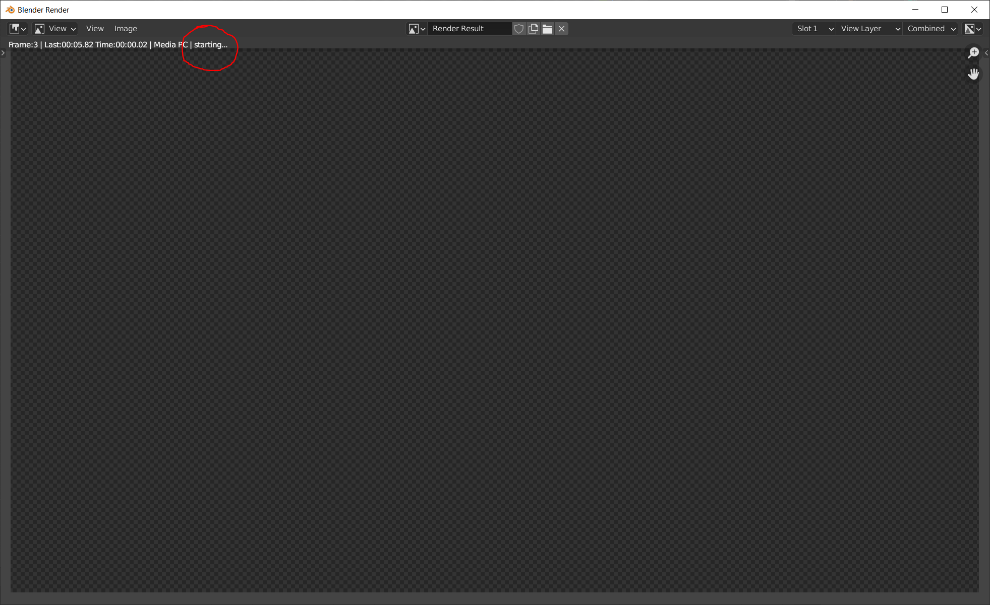 Rendering slow because of "Starting..." between frames content media