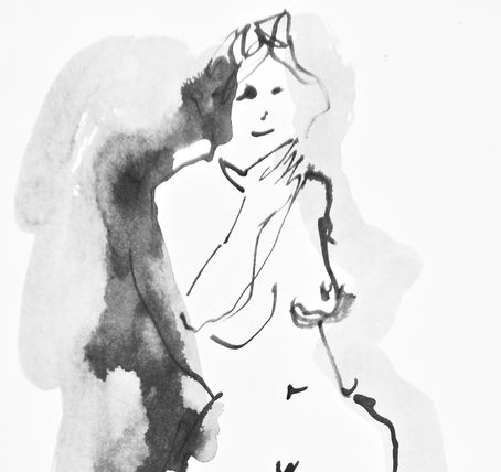 DESSINEZ un modèle avec le calame (mes élèves sont formidables )