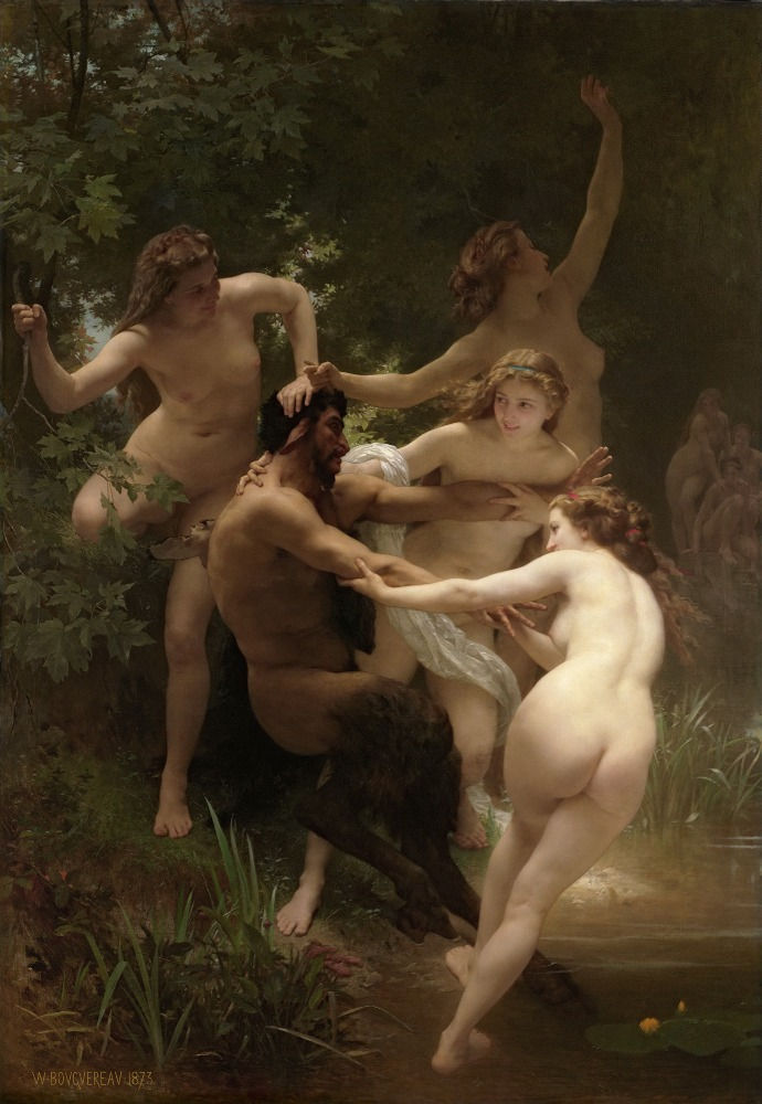 "The Nymphs", by William-Adolphe Bouguereau