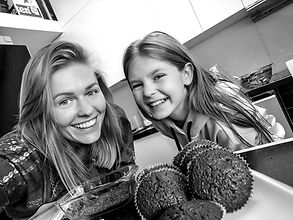 Šokoladiniai Agnės Grudytės ir Ievos keksiukai