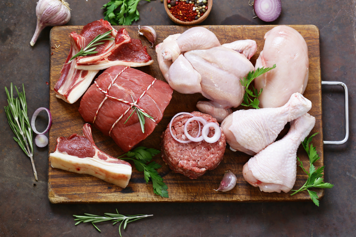 What are the different meats? content media