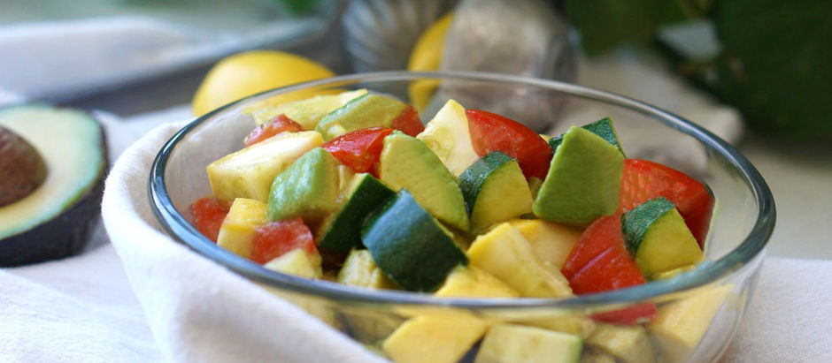 (TAS)ty Summer Salad (Tomato~Avocado~Squash)