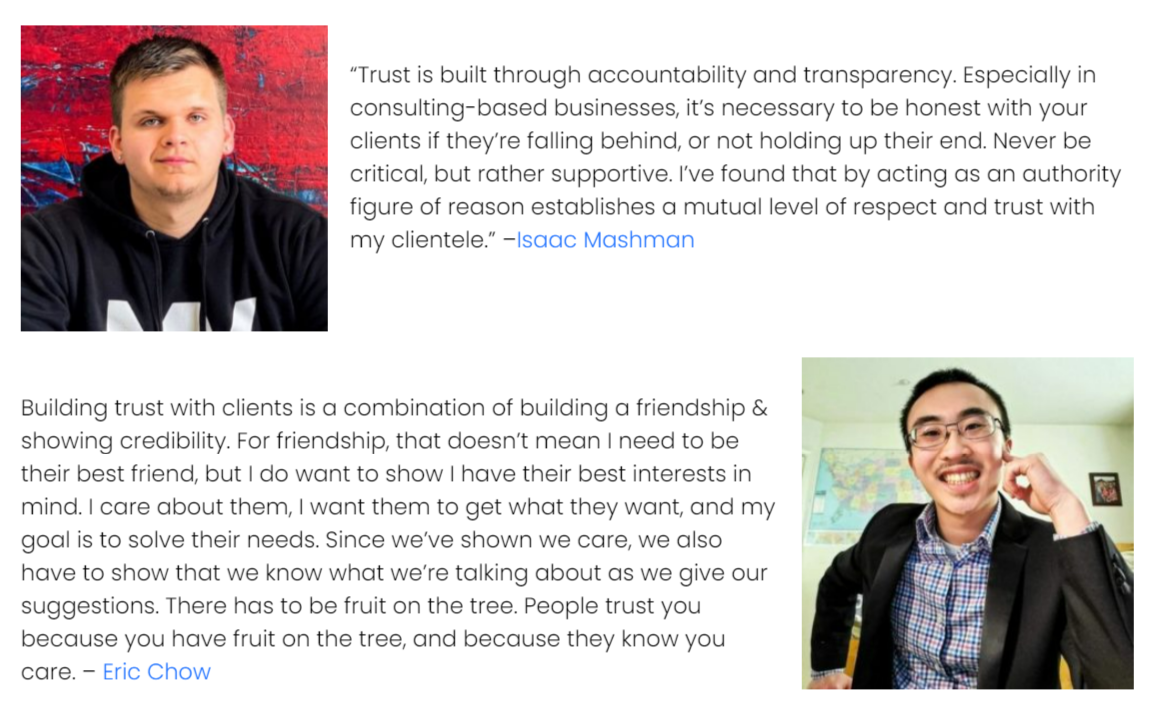 HeyOrca - How to Build Client Trust in 2021 content media