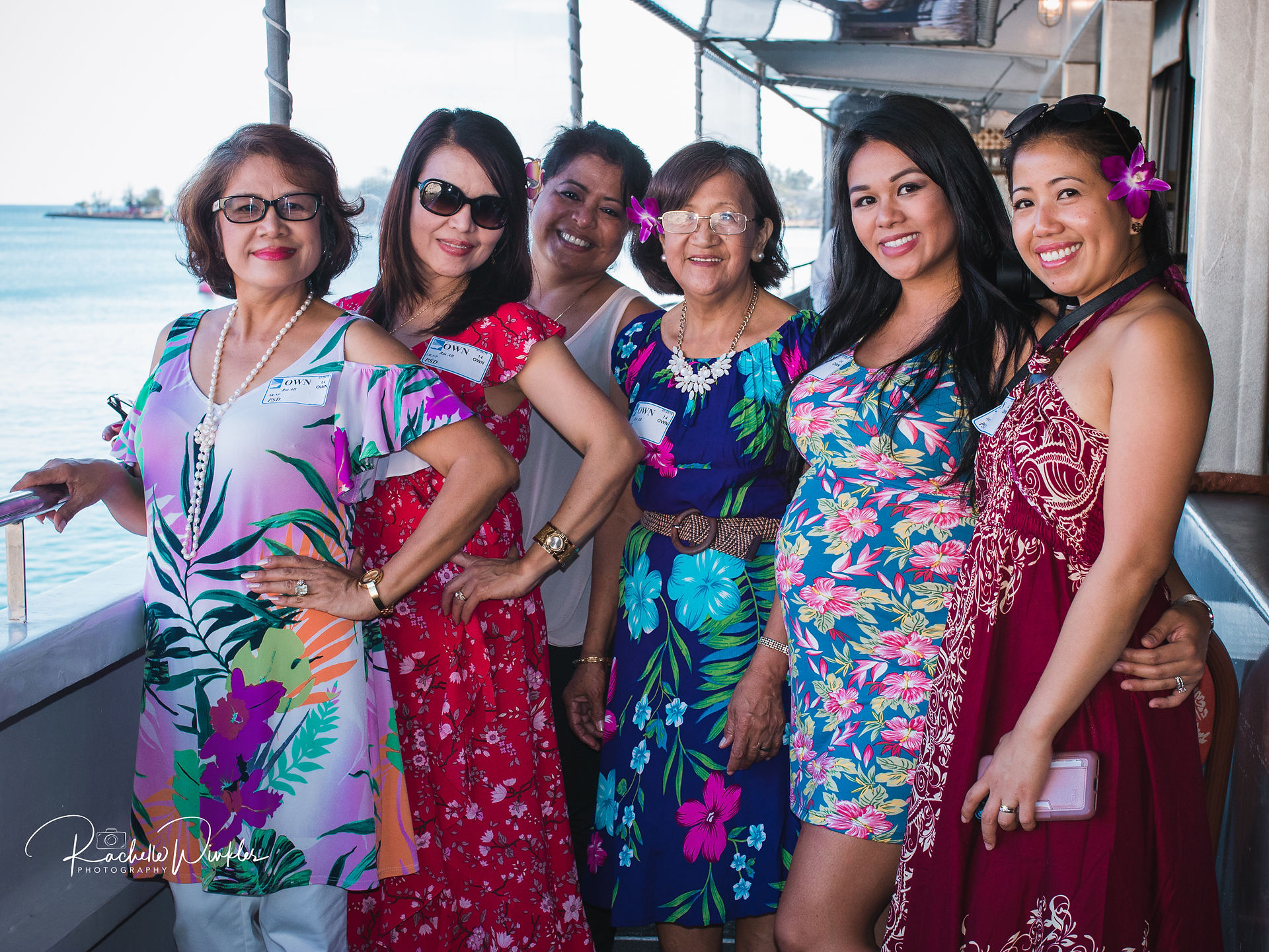 ladies posing together