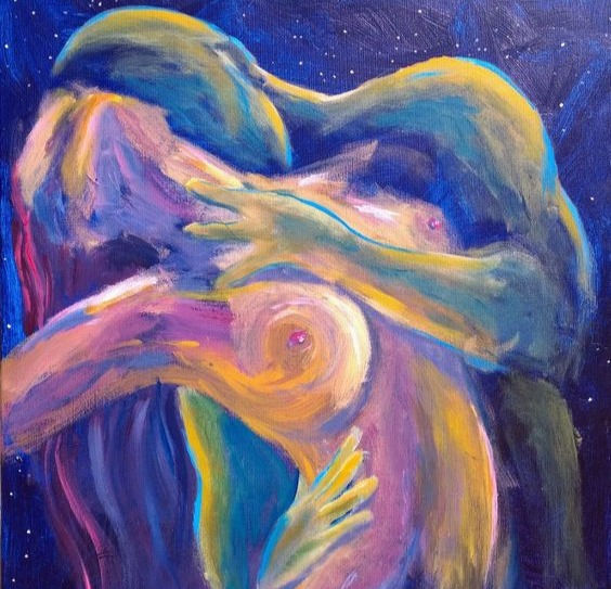 couple embracing