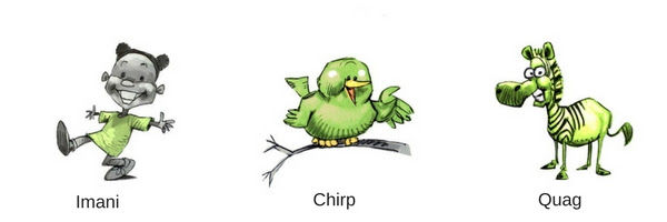 boy_in_green_shirt_green_bird_on_branch_green_zebra