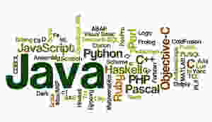 wordle of coding languages