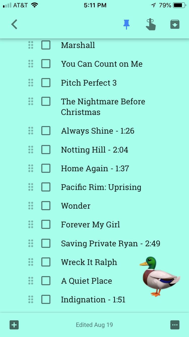 Entertainment Enumeration